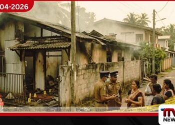 හෙරොයින් ඔත්තුවක් දුන් පුද්ගලයාගේ නිවසට ගිනි තියයි