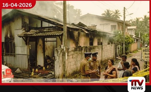 හෙරොයින් ඔත්තුවක් දුන් පුද්ගලයාගේ නිවසට ගිනි තියයි