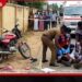 අධික වේගයෙන් ගිය පාසල් සිසුන්ගේ  යතුරුපැදිය බිත්තියක ගැටෙයි
