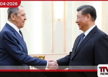 රුසියානු විදේශ අමාත්‍ය  සර්ජි ලැව්රොව්  හෙට චීනයට