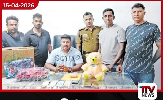 සෙල්ලම් වලසෙකු තුළ සඟවා තිබූ අයිස් මත්ද්රව්ය සමඟ හිටපු මන්ත්රීවරයෙක් අත්අඩංගුවට