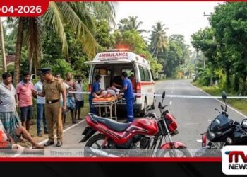 නෙළුව – මොරවක මාර්ගයේ  යතුරුපැදි දෙකක් ගැටී  තිදෙනෙකුට බරපතළ තුවාල