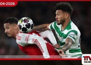 ආර්සනල් කණ්ඩායම  ස්පෝටින් සමඟ සම වෙයි