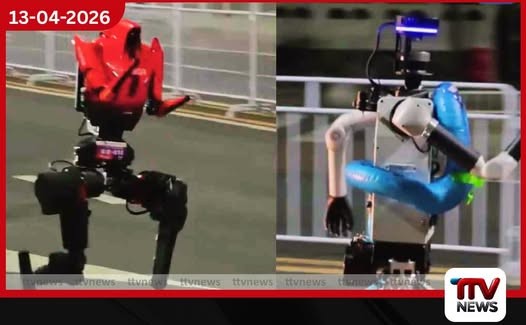 චීන මහ පාරේ දුවන හියුමනොයිඩ් රොබෝවරු