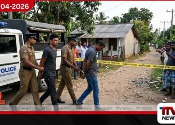 රයිගමදී පුද්ගලයකුට  කඩුවෙන් කෙටූ දෙදෙනෙක් අල්ලයි