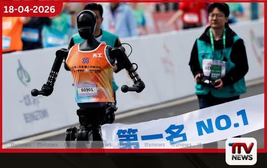 තාක්ෂණික දියුණුව විදහා පාමින්  චීනයේ මානුෂ රූපී රොබෝවරු  අර්ධ මැරතන් තරගයකට සැරසෙති
