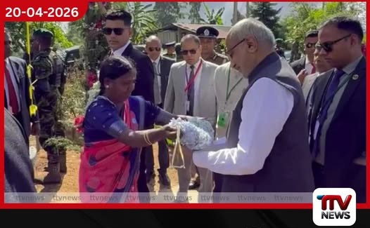 ඉන්දීය උප ජනාධිපති  සී.පී. රාධක්‍රිෂ්ණන්  නුවරඑළිය සීතා අම්මන් කෝවිල  වැඳපුදා ගනියි