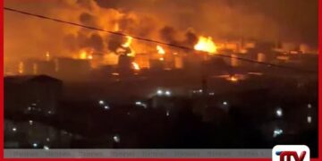 රුසියාවේ ටුවාප්සේ වරායට  යුක්රේන ඩ්‍රෝන ප්‍රහාරයක්