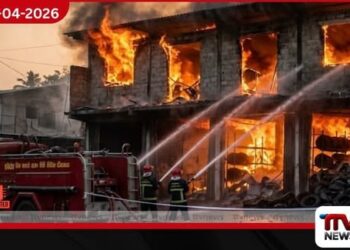 දඹුල්ලේ ටයර් අලෙවිසැලක්  ගින්නෙන් සම්පූර්ණයෙන් විනාශ වෙයි