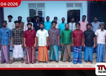 ශ්‍රී ලංකා භාරයේ සිටි  ඉන්දීය ධීවරයින් 19 දෙනෙකු  අද නිදහස් කෙරේ