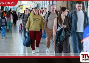 අප්‍රේල් මාසයේ මුල් දින 19 තුළ  සංචාරකයින් 88,000  ඉක්මවයි