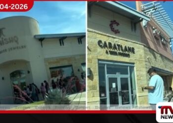 ඩලස්හි ඉන්දියානු ස්වර්ණාභරණ  වෙළඳසැල් ඉදිරිපිට දැවැන්ත පෝලිම් අක්ෂය තෘතියා උත්සවය වෙනුවෙන්  ඉන්දියානුවන්ගෙන් ඉහළ ප්‍රතිචාරයක්