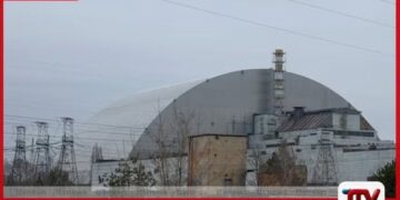 චර්නොබිල් බලාගාරය අසලින්  රුසියානු මිසයිල ගමන් කිරීම  නිසා මහා පරිමාණ අනතුරක  අවදානමක්