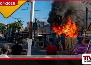 පාණදුර ගොරකපොළ  අබලි භාණ්ඩ වෙළෙඳසලක  හදිසි ගින්නක්