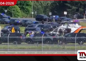 ඇමරිකාවේ ඇන්ඩර්සන් ප්‍රාන්තයේ  නියෝජ්‍ය පොලිස් නිලධාරියෙකුට  වෙඩි තැබීමක්