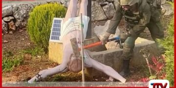 දකුණු ලෙබනනයේ  ජේසුස් වහන්සේගේ පිළිමයකට  හානි කළ ඊශ්‍රායල සෙබළුන් දෙදෙනෙකුට  සිර දඬුවම්