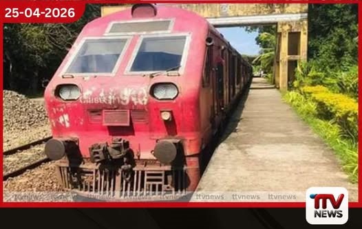 පීලි පැනීමට ලක්වූ  ‘සාගරිකා’ දුම්රිය  යළි පීලිගත කෙරේ