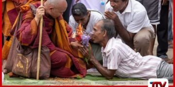 සාම පාගමනේ නිහඬතාව රකින්නැයි  භික්ෂූන් වහන්සේලාගෙන් ඉල්ලීමක්