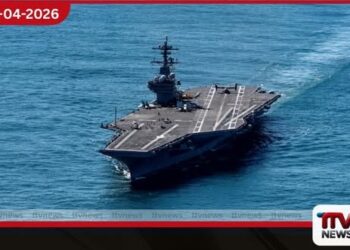 ඇමෙරිකානු ගුවන් යානා  වාහක නෞකා තුනක්  ඉරානය වට කරයි