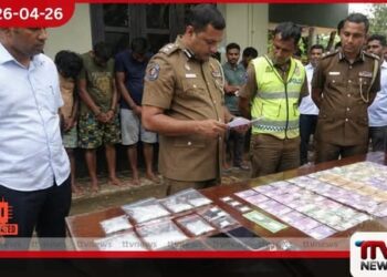 රත්මලාන සහ ඉඹුල්ගොඩදී  අයිස් මත්ද්‍රව්‍ය සහ  ව්‍යාජ නෝට්ටු සමඟ  හයදෙනෙක් දැලේ