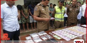 රත්මලාන සහ ඉඹුල්ගොඩදී  අයිස් මත්ද්‍රව්‍ය සහ  ව්‍යාජ නෝට්ටු සමඟ  හයදෙනෙක් දැලේ