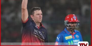 හේසල්වුඩ්ගේ පන්දු යැවීම හමුවේ  දිල්ලි කැපිටල්ස් කණ්ඩායම අන්ත පරාජයකට