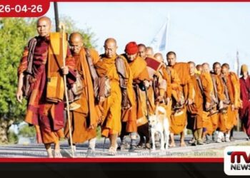 සාම පාද යාත්‍රාව  අද තෝලංගමුවෙන් ඇරඹී යක්කල දක්වා