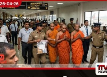 රුපියල් කෝටි 110ක  මත්ද්‍රව්‍ය සමඟ  චීවරධාරීන් 22ක්  කටුනායකදී අත්අඩංගුවට