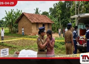 තලාතුඔයදී  විදුලි රැහැනක් පෑගී  වයෝවෘද්ධ කාන්තාවක්  ජීවිතක්ෂයට