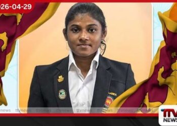 චීන වැලි තලාව මත  සිංහ ධජය ඉහළටම ඔසවමින්  ශ්‍රී ලාංකේය දිරිය දියණියක  කළ විස්මිත හපන්කම