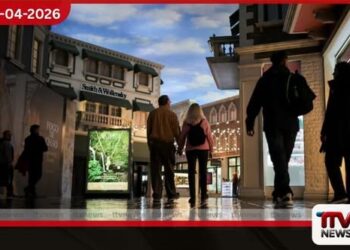 අමෙරිකානු ආර්ථික වර්ධනය  පළමු කාර්තුවේදී ඉහළ ගියද  පාරිභෝගික වියදම් පහත වැටේ