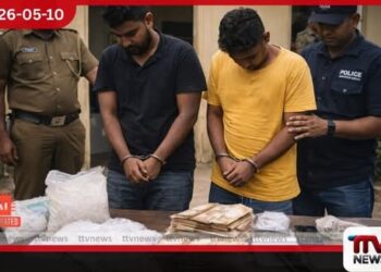 ලක්ෂ 20ක මත්ද්රව්ය සමග ජාවාරම්කරුවන් දෙදෙනෙකු කාරතිව්හිදී අත්අඩංගුවට