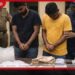 ලක්ෂ 20ක මත්ද්‍රව්‍ය සමග  ජාවාරම්කරුවන් දෙදෙනෙකු  කාරතිව්හිදී අත්අඩංගුවට
