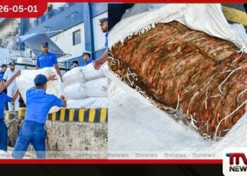 නීතිවිරෝධී ලෙස රැගෙන ආ  බීඩි කොළ කිලෝග්‍රෑම් 2000කට  අධික තොගයක් සමඟ  සැකකරුවන් 10ක්  නාවික හමුදා භාරයට