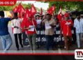 දේශපාලන පක්ෂවලින් තොරව  ආහාර නිෂ්පාදකයින්ගේ  දැවැන්ත මැයි රැලියක්  කැකිරාවේදී