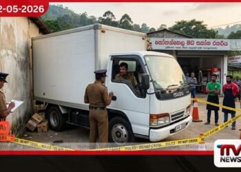 ලොරි රථයක සිරවීමෙන්  කඩුගන්නාව ප්‍රදේශයේදී තරුණයෙකුට  අවාසනාවන්ත මරණයක්
