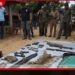 හිටපු නියෝජ්‍ය පොලිස්පතිවරයකුගේ ඉඩමක තිබී  ගිනි අවි, පතොරම් සහ තිත් මුව සමක් අත්අඩංගුවට