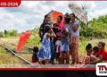 වැටුප් නොගෙවීමට එරෙහිව  උණබම්බු ගේට්ටුකරුවෝ  හුණුගල් දුම්රිය නතර කරති