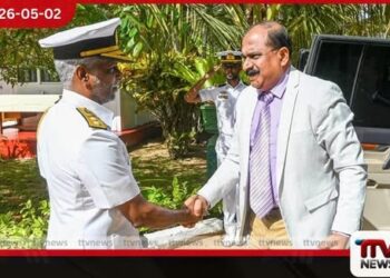 ආරක්ෂක නියෝජ්‍ය අමාත්‍යවරයා  වෙරළාරක්ෂක බලකා මූලස්ථානයේ  නිරීක්ෂණ චාරිකාවක