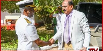 ආරක්ෂක නියෝජ්‍ය අමාත්‍යවරයා  වෙරළාරක්ෂක බලකා මූලස්ථානයේ  නිරීක්ෂණ චාරිකාවක