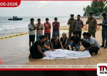 කටුකුරුන්දේදී දියේ ගිලී  අතුරුදන් වූ එක්දරු පියාගේ සිරුර  වෙරළට ගොඩගසයි