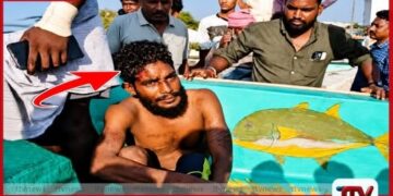 උතුරේ ධීවරයෙකුට  පහර දී  ඉන්දියාවට පැහැරගෙන යන තෙක්  නාවික හමුදාව මොකද කළේ?