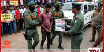 කිලිනොච්චිය  මැයි දින රැලියට  ප්ලාස්ටික් පිස්තෝලයක් රැගෙන ආ  අයෙක් අත්අඩංගුවට