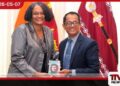කියුබානු තානාපතිවරිය සහ කථානායක  වෛද්‍ය ජගත් වික්‍රමරත්න අතර  සුහද හමුවක්
