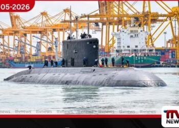 ඉන්දීය නාවික හමුදාවට අයත් INS SINDHUKESARI සබ්මැරීනය කොළඹ වරායට