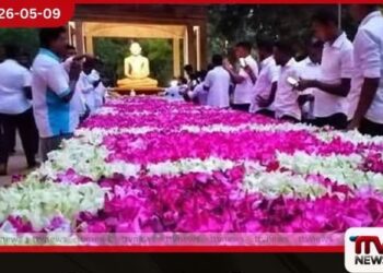 සම්බුදු භක්තිය විදහාපාන  16 වන ජාතික නෙළුම් මල් උත්සවය  හෙට අනුරාධපුර  සමාධි බුද්ධ ප්‍රතිමාව අභියසදී