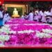 සම්බුදු භක්තිය විදහාපාන  16 වන ජාතික නෙළුම් මල් උත්සවය  හෙට අනුරාධපුර  සමාධි බුද්ධ ප්‍රතිමාව අභියසදී