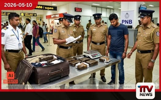 කටුනායකදී හෂීෂ් මත්ද්රව්ය සමඟ ග්රෑන්ඩ්පාස් පදිංචිකරුවෙකු අත්අඩංගුවට