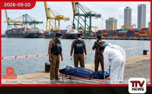 කොළඹ වරායට නුදුරු මුහුදේ පාවෙමින් තිබූ නාඳුනන පිරිමි මෘත ශරීරයක් සොයාගැනේ