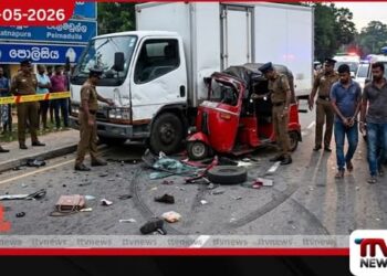 රත්නපුර – පැල්මඩුල්ල මාර්ගයේ  දරුණු රිය අනතුරකින්  මව සහ පුතා ජීවිතක්ෂයට